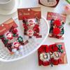 Accesorios para el Cabello de Navidad Pasador con Lazo Campana Papá Noel Muñeco de Nieve Borla Bola de Pelo Pasador Lindos Accesorios para la Cabeza de Niñas