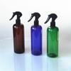 Garrafa plástica PET redonda de 500 ml com borrifador de névoa fina tipo spray com gatilho para as mãos frasco de spray desodorante de limpeza