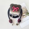 Capa protetora de carregador de desenho animado tridimensional para cabo de dados millet 33w67w capa protetora oppo67w