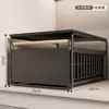 Estante de cocina de acero inoxidable para debajo del fregadero para condimentos y platos, gabinete de almacenamiento multifuncional con cestas extraíbles y niveles