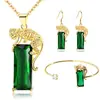 Moda Europea y Americana Transfronteriza Joyería para Mujer Collar Pendientes Pulsera para Mujer Joyería Lujo Ligero Joyería de Gama Alta Traje