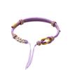 Pulseira de corda de mão de furo pequeno tecida cuidadosamente à mão, semiacabada, joia 3D dourada, fivela da paz, versátil, presente de feriado