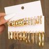 Pendientes de alta gama de estilo europeo y americano con un traje sencillo y personalidad que combina con todo, estilo exagerado y de gran calidad.