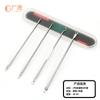 Set de 4 Piezas de Aguja para Acné Electroplateada, Aguja para Acné, Set de Agujas de Belleza Doble Cara para Extracción de Acné, Herramienta de Limpieza para Eliminación de Puntos Negros, Aguja para Acné