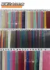 Tela Ribeteada Drapeada con Lámina Dorada de Spandex de Alta Elasticidad Vestido Brillante para Actuación en Escenario Tela Decorativa en Stock