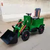 Cargadora Compacta Hidráulica Completa para Obra, Cargadora Pequeña de Arena y Grava para Construcción, Bulldozer Eléctrico
