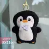Pingente de Pinguim Fofo que Faz Barulho Chaveiro de Boneco Desenho Animado Brinquedo Decoração de Laço Feminino Atacado