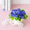 Accesorios para el Hogar Flor Flor Coche Simulación de Flor Juego de Flores Adornos Creativos para Mesa de Sala de Estar Decoración Simple Moderna