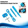 Herramientas de Mantenimiento para Carretes de Pesca con Señuelo, Extractor de Rodamientos de Bobina, Juego de Llaves de Reparación y Desmontaje, Herramientas de Modificación para Carretes de Baitcasting