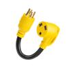 Suministros del Fabricante L14-30P Clavija de Bloqueo de 4 Clavijas a Tt-30R Adaptador de Cable de Extensión Americano para RV