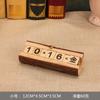 Calendário de Virar de Madeira Criativo Distinto para Mesa Casa Desktop Perpétuo Joia Simples Decorativo de Mesa