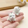Dibujos Animados Super Mini Lindo Animal Terciopelo Animal Perro West Highland Colgante Llavero Cadena para Teléfono Móvil Accesorios de Joyería