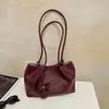 Cross2026 Bolso Tote Grande de Invierno Nuevo Estilo Retro Capacidad Grande Estilo Perezoso para Mujer Bolso Cubo Casual para el Día a Día Hombro Único