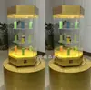Nuevo gabinete de exhibición de plástico push-pull para mano, gabinete giratorio para productos cosméticos, regalos, acrílico, accesorios de joyería, soporte de exhibición