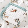 Toalha de Banho de Gaze para Bebê Classe A 6 Camadas Algodão Puro Envoltórios de Banho Buersucker Toalha de Banho para Recém-Nascidos e Crianças Cobertor Absorvente Revestido