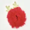 Lazos para el pelo de peluche navideños de venta caliente transfronterizos, diademas, cintas para la cabeza, accesorios para el pelo de astas de ciervo navideño, en stock al por mayor para peinado