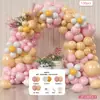 Set de Globos de Látex Amazon Transfronterizo Arreglo Personalizado para Fiesta de Cumpleaños Combinación de Cadena de Globos Arco de Globos Venta al por Mayor