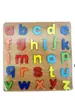 Prancha de Correspondência de Números e Letras de Madeira para Crianças 0.15 Inglês Alfanumérico Cognitivo Prancha de Arranhar Educação Infantil Brinquedos Educacionais