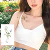 Calcomanías de Tatuaje de Mariposa Retro de Nuevo Punto Superventas Calcomanías de Tatuaje Impermeables Pequeñas Frescas de Alta Gama Ins