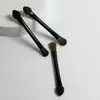 Shanghai Huoyan Herramienta Portátil para Maquillaje de Ojos Brocha para Difuminar Corrector Esponja de Doble Cabeza Pincel para Sombras de Ojos