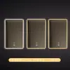 Espejo de Baño Cuadrado de Aluminio Vertical con Sensor Antivaho y Luz, Sensor Inteligente Tmall Genie