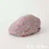 Chapéus da Moda para Meninas Estilo Coreano, Chapéus de Pescador Personalizados Rosa com Estampa de Leopardo para Crianças, Boinas da Moda para Meninas para Primavera e Outono