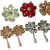 Vendas Diretas da Fábrica Joias de Flor de Contas Feitas à Mão Contas de Cristal Acessórios de Roupa DIY Acessórios Broche Acessórios de Roupa