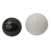 Cápsula Gashapon de 50 mm Bola Gashapon de 5 cm Bola Colorida Opaca Bola de Regalo Blanca y Negra Máquina Gashapon Bola de Plástico Promoción