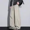 Novo Produto Outono 2026: Calça Jeans Reta Patchwork com Rivets Largos, Lyocell Tencel Lavado com Listras Texturizadas