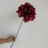 Flor artificial rosa triângulo único hortênsia decoração de fundo de auditório de casamento fileira de flores base de liderança de estrada arranjo de flores comércio exterior