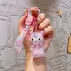 Llavero de Aromaterapia Kuromi Colgante Lindo para Bolso Llavero de Muñeca Dibujo Animado Pequeño Regalo Perfumado Venta al por Mayor