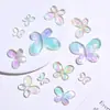 AB Color Transparente Mariposa Colorida Resina Pequeños Accesorios Funda de Teléfono Pegamento Crema Bolsa de Materiales diy Accesorios para el Cabello Hechos a Mano Gotas de Pegamento