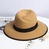 Sombrero de Paja M-Label para Mujer de Fotografía Callejera Europea y Americana para Primavera y Verano Protección Solar Exterior Sombrero de Paja de Ala Ancha Sombrero de Playa para el Sol para Hombre Transfronterizo