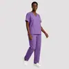 Conjunto de dos piezas de ropa de trabajo quirúrgica más vendido de Amazon, ajuste elástico, disponible en todas las tallas, uniformes de quirófano, ropa de trabajo médica