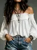 2026 Otoño/Invierno Transfronterizo Nuevo Amazon Wish Camisa de Manga Abullonada Casual de Color Sólido para Mujer Europea y Americana