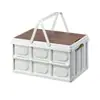 Caja de Almacenamiento Plegable, Caja de Almacenamiento Personalizada para Camping al Aire Libre, Caja de Almacenamiento Portátil para Picnic, Logo Personalizable, Personalización de Regalo