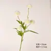 Flor artificial de crisantemo de bola pequeña de 5 cabezas transfronteriza, decoración del hogar de estilo simple, flor artificial, accesorio de fotografía, flor artificial, crisantemo de bola simulado