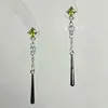 Brincos de Gota Vermelha Silenciosos para Mulheres, Estilo Doce Gótico Cool, Design de Nicho, Brincos Únicos e de Alta Qualidade