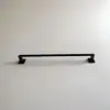Comercio Exterior Transfronterizo Aleación de Zinc Negro Acero Inoxidable Juego de Accesorios para Baño Juego de Toallero Barra para Toallas Juego de Seis Piezas