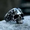 Anillo de acero para hombre estilo punk de acero inoxidable Steel Warrior venta al por mayor comercio exterior hip hop anillo retro de acero de titanio Nuevo