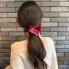 Pinza de Agarre de Peluche Estilo Chanel Vintage para Mujeres, Pinza Tiburón para la Parte Trasera de la Cabeza, Tocado Elegante de Alta Gama Otoño e Invierno