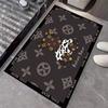 Tapete Absorvente de Banheiro de Lama de Diatomáceas Macias Chaozhou Brand Bear Toilet Door Non-Slip Foot Mat Toilet Light Luxury Carpet