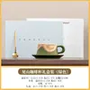 Traje de Taza de Café de Vidriado de Cristal de Montaña Wenchuang de Alta Calidad con Cuchara de Almacenamiento Inferior Taza de Té de Cerámica Regalo de Negocios Caja de Regalo