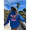 Sudadera con Capucha Transfronteriza con Fénix en la Espalda y Lema Temuwish Amazon
