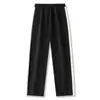 Pantalones Casuales para Hombre de Venta Caliente en Amazon Transfronterizos Estilo Americano Holgados de Pierna Recta Pantalones de Chándal Rayados Casuales Deportivos Venta al por Mayor
