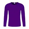 Camiseta Deportiva de Secado Rápido de Manga Larga con Logo Impreso Ropa de Trabajo Cuello Redondo Camisa Publicitaria Ropa para Correr Maratón con Personajes Impresos Personalizados