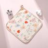 Toalla para Babas de Bebé con Toalla Crepé Estampada, Toalla Facial para Bebé, Toalla de Baño, Toalla Cuadrada Pequeña de Gasa, Toalla para Niños
