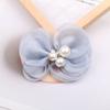 Accesorios para el cabello de niñas, pinza para el cabello con lazo, horquilla de perlas, princesa, súper hada, estudiante, pinza superior, decoración DIY para zapatos y sombrero