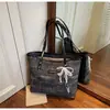 2025 Nuevo Bolso de Mano de Gran Capacidad de Moda Estilo Coreano para Mujer Bolso Tote de Hombro Bolso para el Trabajo y el Viaje