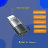 Aplicável ao adaptador Apple para tipo-c tipo-c carregamento tipo-c fone de ouvido digital microfone sem fio conversor